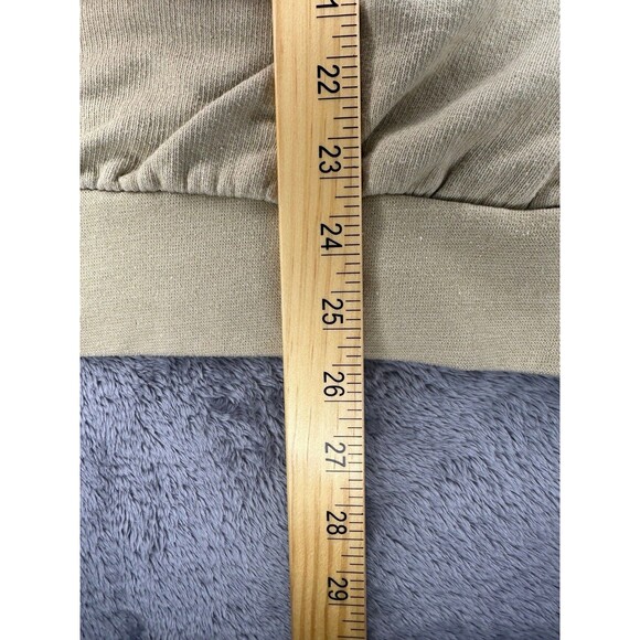 Nirvana Smiley Face Sweatshirt Medium Beige Band Logo Crewneck 2022 Licensed - Picture 5 of 6